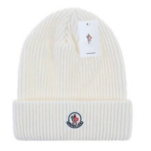 (Milky white)Unisex Knitted Hat Womens Beanie Christmas Gift Ribbed Mens Sports Stretchy