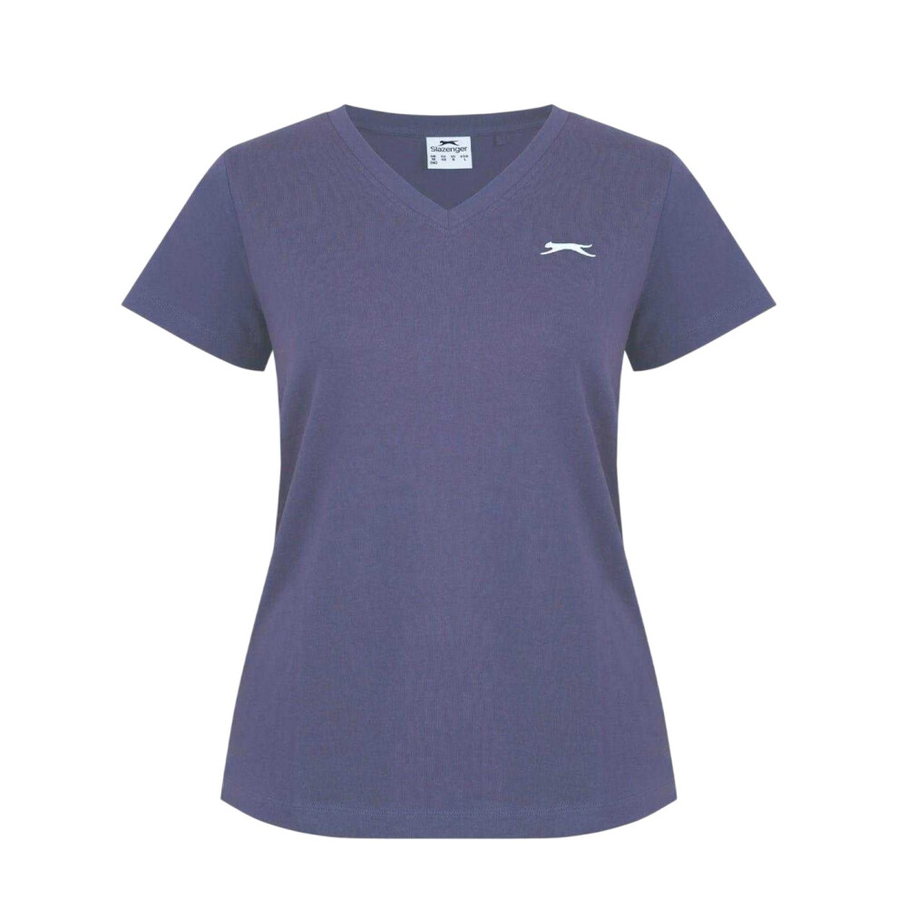 Slazenger (12 Uk, Charcoal) Womens/Ladies T-Shirt Multicoloured