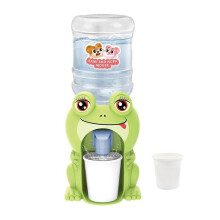 (Green/1pcs) Children's Mini Fun Water Dispenser Electric Sound Light Simulation Drinking Water Beverage Machine Baby Kitchen Toy