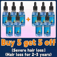 (Buy 5 Get 5 Free) 2025 It helps the growth of hair, beard and chest hair. You can see new hair growing the next day. It is very effective.