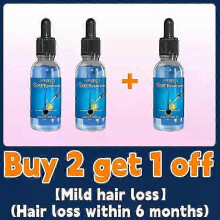 (Buy 2 Get 1 Free) 2025 It helps the growth of hair, beard and chest hair. You can see new hair growing the next day. It is very effective.
