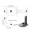 (Black) Projector Bracket for Desktop Use, 360Rotatable Multiple Angle Projector Support Holder Stand for Studios  Black 3
