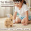 (Gray) Bunby - My Realistic Bunny Toy, Interactive Bunny Realistic Bunny 1