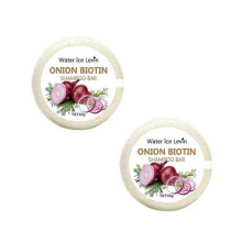 (2pcs) (2pcs) Onion and Biotin Shampoo Bar Soap, Moisturizing & Soothing, For All Hair Types