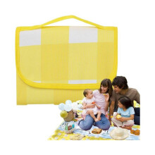 Outdoor picnic blanket, foldable waterproof sand mat, oversized picnic blanket.