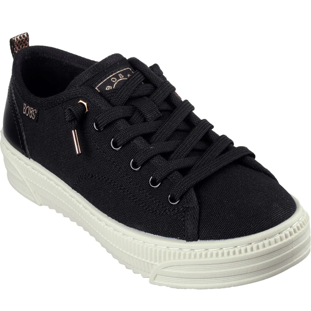 Skechers (4 Uk, ) Womens/Ladies Bobs Copa Trainers Black
