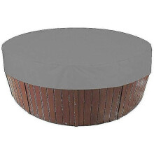 (190x30cm, Coffee Color) Outdoor Round Hot Tub Cover Waterproof for Spa