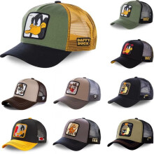 (55-60cm, TITI) High Quality Brand Anime Cartoon Snapback Cotton Baseball Cap Men Women Hip Hop Dad Mesh Trucker Hat Dropshipping