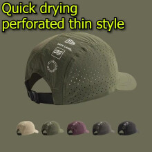 (Navy blue, Adjustable) Unisex Breathable Baseball Cap Outdoor Windproof Camping Breathable Golf Cap Sun Protection Quick Drying Hiking Hat 1 Pack
