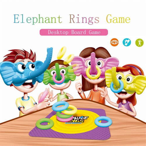 Rings Board Game Intelligence Throw Circle Funny Game Toy for Kids 1