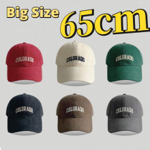 (Khaki, 57-65cm) 2025 Autumn Plus Size Baseball Caps for Men 60-65cm, Ladies Soft Cotton Sun Cap Big Head 55-60cm, Adjustable Sport Hats Wholesale
