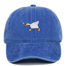 (Style4-black) Casual Fashion Embroidered Goose Pattern Baseball Cap for Men and Women, City Style Duckbill Hat