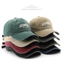 (Beige) Fashion Casual Baseball Cap for Women Men Cotton Soft Top Hats Unisex Los Angeles Embroidery Snapback Sunscreen Caps