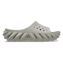 (Gray, 38-39) Crocs Echo Slide Sandals 38-39 EU M6/W8 US Elephant Gray Non-Slip Comfort Casual Slip-On