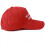 (Red, Adjustable) New Style Red Baseball Cap Solid Color Embroidered Sunshade Sun Protection Cap Breathable Adjustable 3