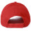 (Red, Adjustable) New Style Red Baseball Cap Solid Color Embroidered Sunshade Sun Protection Cap Breathable Adjustable 7