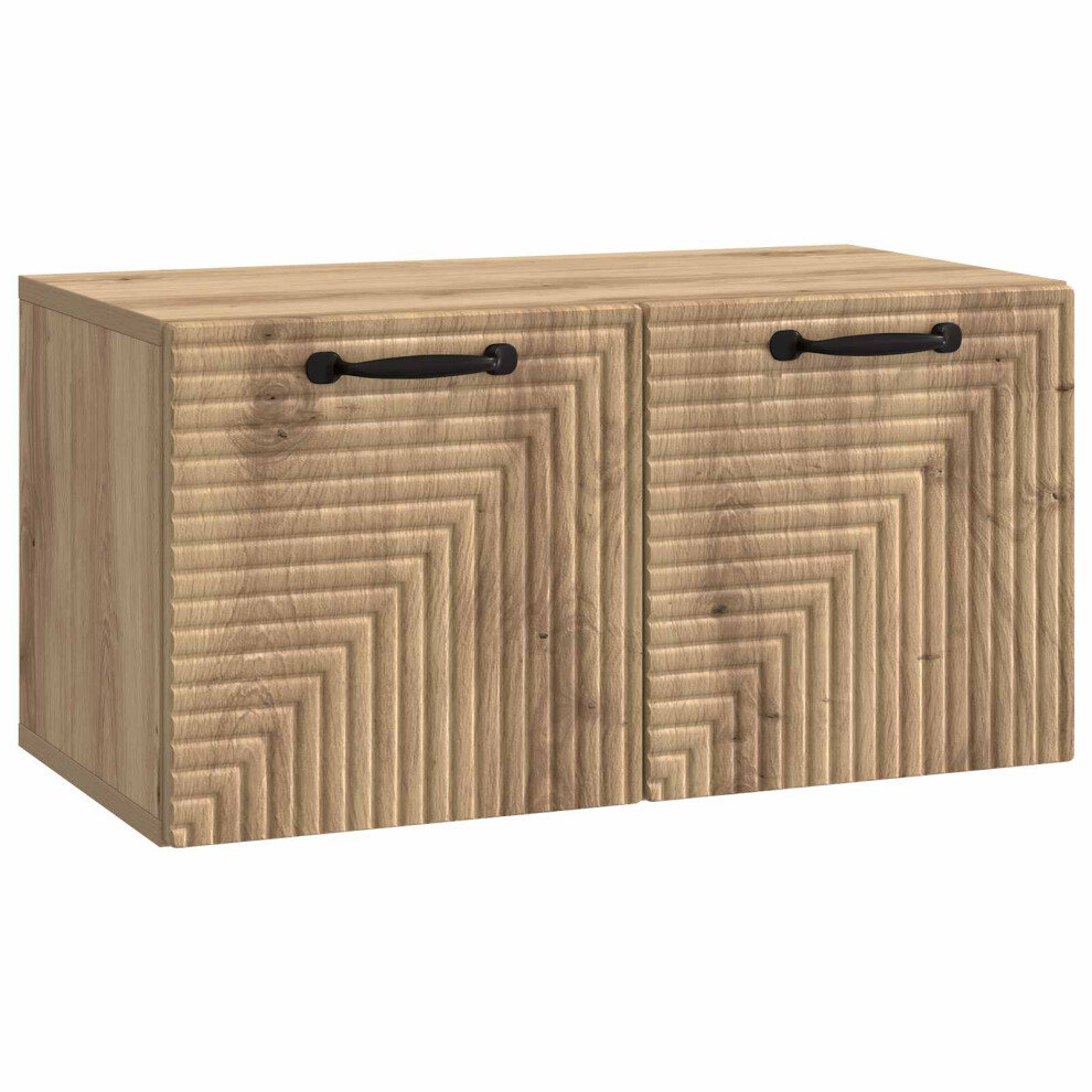 Vidaxl Wall-Mounted Tv Cabinet Artisan Oak 59.5 X 31 X 30 Cm