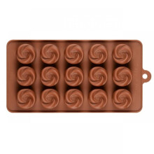 (Seashell) DIY Silicone Chocolate Mold for Candy, Jelly, or Ice Cubes, Rose Shape, 21 x 10 x 1 cm, Original Deals
