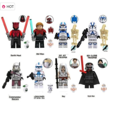 Star Wars Fit Lego Mini Figures Super Hero Darth Maul Kylo Ren