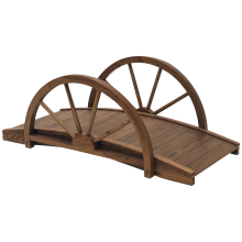 Puente de Jardín Marrón 100 x 50 x 37 cm