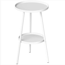 Mesa de Jardín Blanco 32 x 32 x 51 cm
