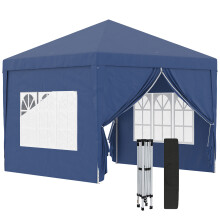 Carpa Plegable Azul 295 x 295 x 258 cm