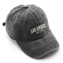 (Coffee) Fashion Casual Baseball Cap for Women Men Cotton Soft Top Hats Unisex Los Angeles Embroidery Snapback Sunscreen Caps