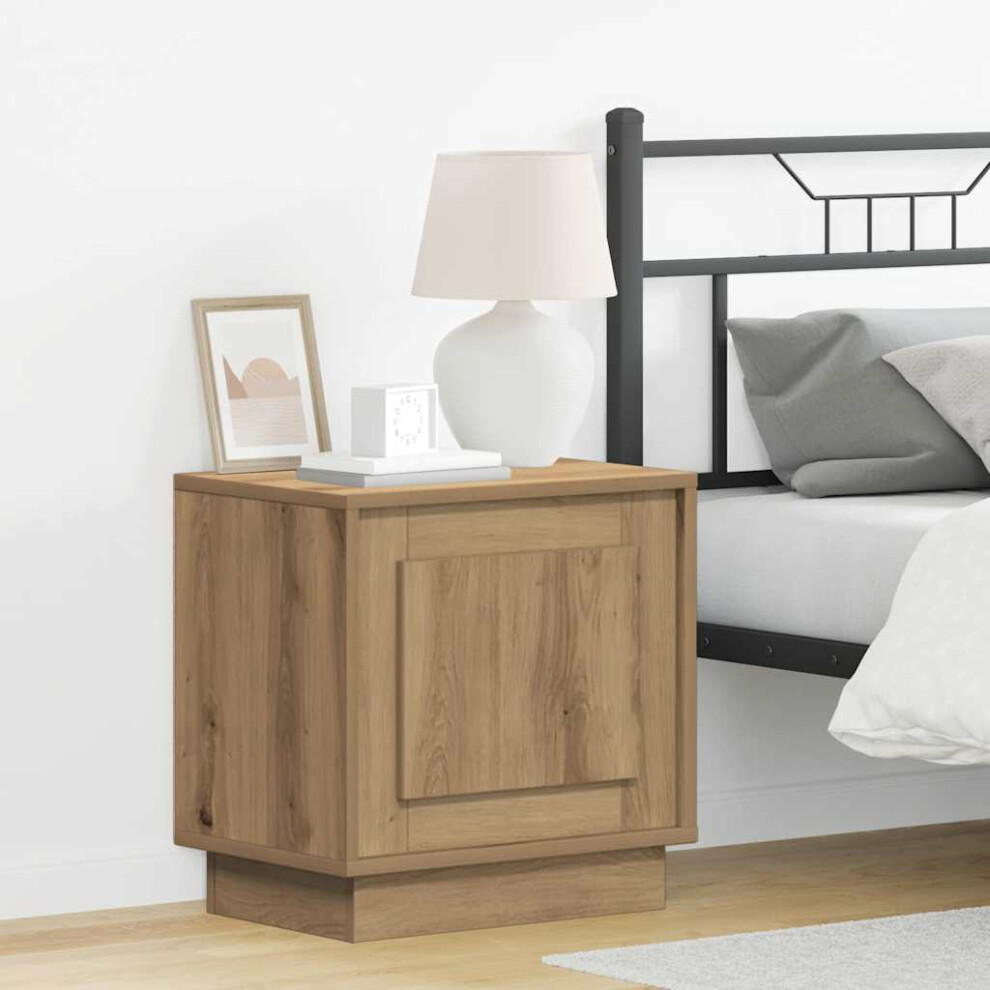 Vidaxl Bedside Cabinet 2 Pcs Artisan Oak 44 X 34.5 X 45 Cm