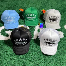 (Pink, 54-60CM) Men's Street Hip Hop Hat Women's Outdoor Sunshade Hat Cycling Skateboard Hat Daily Wearing Baseball Hat Five Star Mesh Breathable Cap