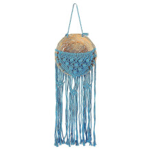 Vevd Boho Vintage Blomsterkurv Tapestry Hengende Dekor Til Sovesal Soverom Bryllupsfest