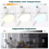 LED Ceiling Fan Light Dimmable Living Room Lamp Remote Control Color Changing 6