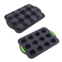 Silicone Bread Molds for Baking, Round Buns, Eclairs,Muffin Cakes - Non-Stick, Oven Safe Bakeware for Pastry Baking A