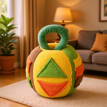 (Green) Dog Happy Planet Interactive Bite Ball Durable Chew Dogs Encourages Active Play Relieves Boredom Suitable Small Medium Large Dog