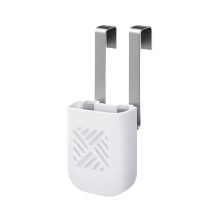 (1PCS) Hanging Toilet Tank Cleaner Holder With Stainless Steel Hook Storage Hollow Design Release Easy Clean Bathroom Accessory