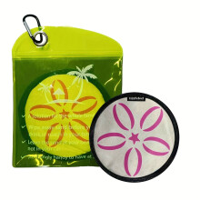 (Pink) Natural Ingredient Beach Sand Remover Fragrance Beach Essential Pouch Gift Women Seaside Outdoor Travel Daily Carrying Accessory