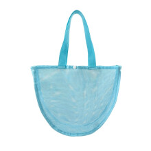 (SKY BLUE) Gift For Her Him 1pc Seashell Bag Conch Mesh Pouch Beach Bag Shell Collection Lightweight Portable Tote Outdoor Beach Tripss