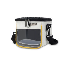(White) New Breathable Single Shoulder Carrier Portable Travel Handbag Hamster Squirrel Hedgehog Gecko Small Animals Outdoor Out Use