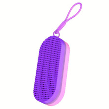 (Mauve) Silicone Goggle Case Shockproof Double Breathable Scratch Resistant Protective Foldable Portable Storage Women Outdoor Swimming