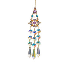Crystal Suncatcher Outdoor Wind Chimes Garden Wind Music 3d Wind Spinner Hanging for Garden Rainbow Maker Decoration B
