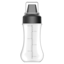 Black Ketchup Squeeze Bottle Salad Container with Leak-Proof Cap Portable Sauce Storage Boxes