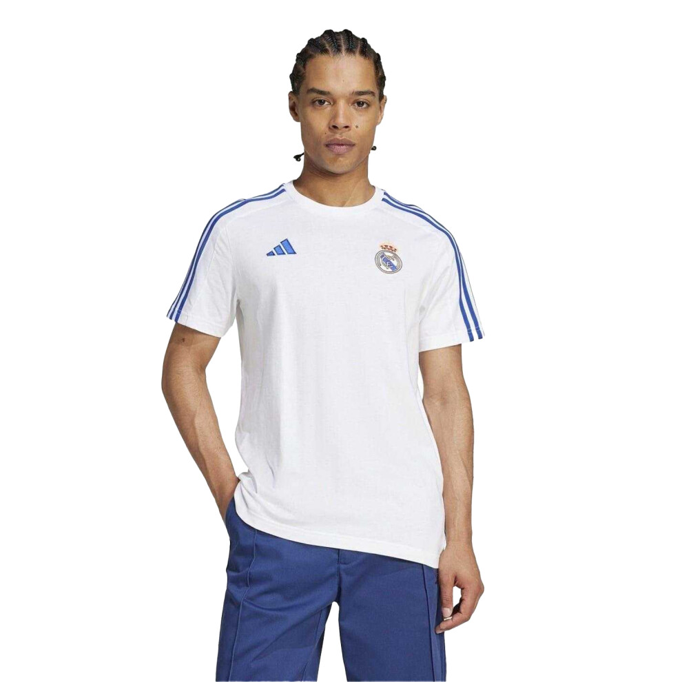 Adidas (Xxl, White) Mens Dna Real Madrid Cf T-Shirt