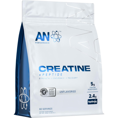 AN Supps, Creatine + Peptide, Unflavored , 15.66 oz (444 g)