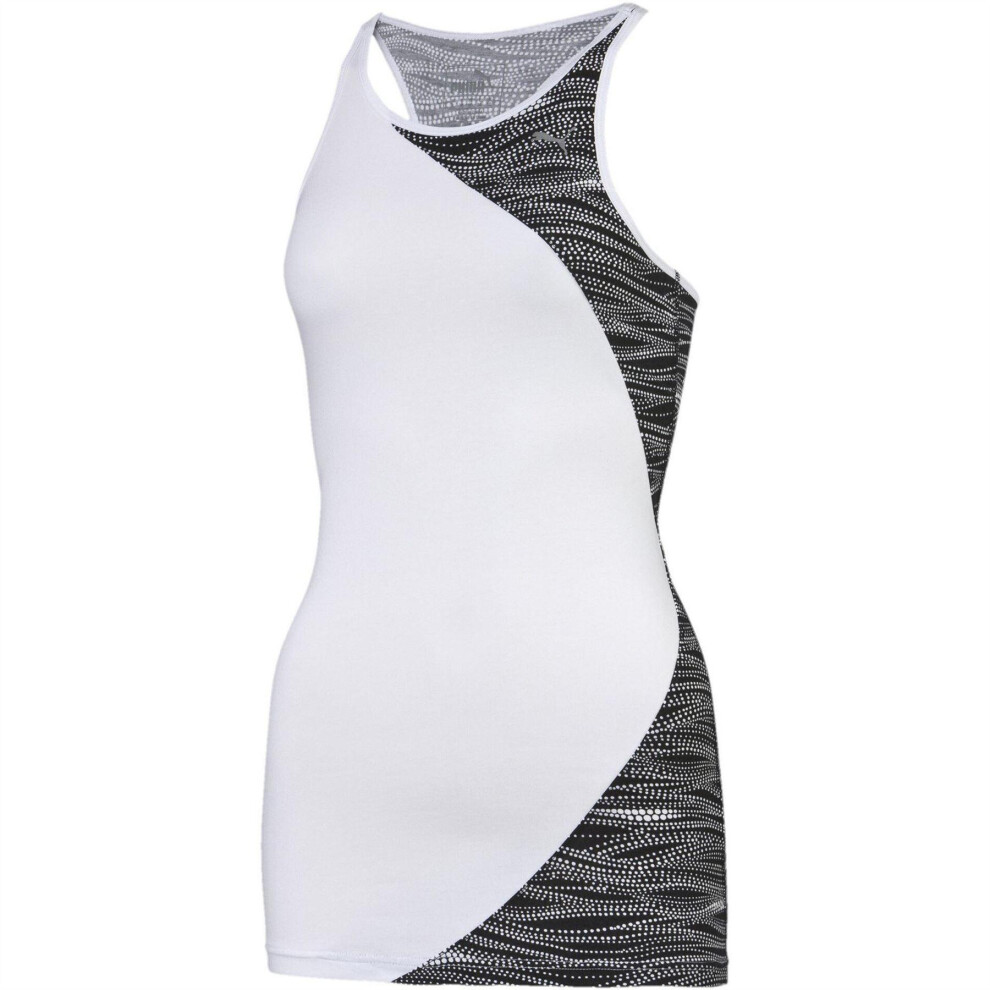 Puma (8 Uk, White) Womens/Ladies Shine Vest Top