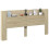 VidaXL vidaXL Storage Headboard with LED Sonoma Oak Engineered Wood 5