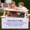 idooka Kids Wooden Picnic Bench Table 6