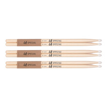 LA Specials Hickory 5B Drum Sticks, Nylon Tip, 3-Pair Pack