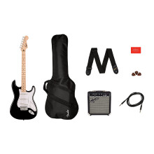 Squier by Fender Sonic Stratocaster Electric Guitar Pack, Includes Amp, Gig Bag,
