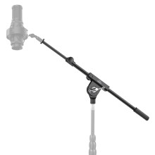 NEEWER Microphone Boom Arm for Mic Stand, Aluminum Compact Lightweight Portable Telescopic Extension Pole, 1/4" Screw & 3/8" Spigot for Universal Mic