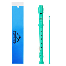 EASTROCK Soprano School Recorder for Beginners,German Fingering C Key Descant Recorders(Green)
