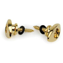 Planet Waves PWEEP302 Elliptical End Pins - Gold,1.0 in*0.07 in*0.05 in